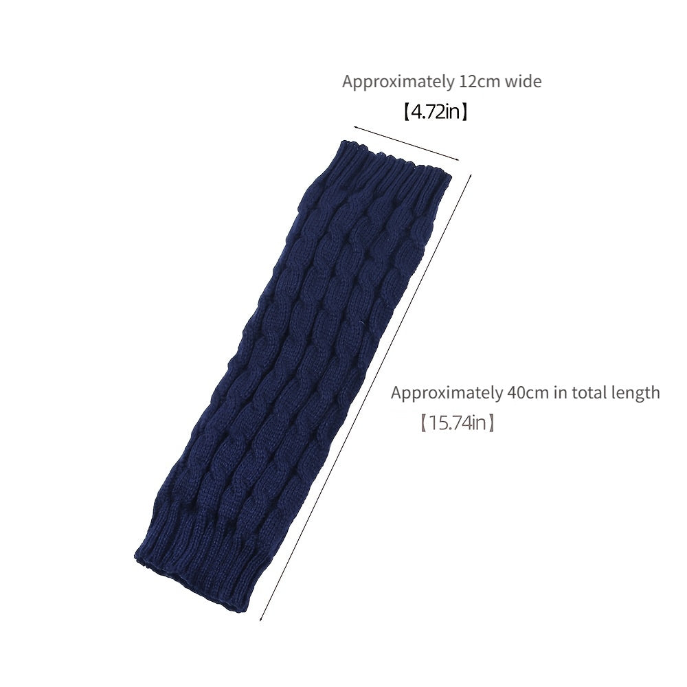 1-Pair Women's Elegant Thermal Tights - Heavy-Duty Winter Warmth, Knee-High Leg Warmers with Non-Slip Sole, Hand Washable - Brown/Black/Red/Gray/Beige/ - for Everyday & Formal Outfits - Ideal for Cold Weather & Office/Casual