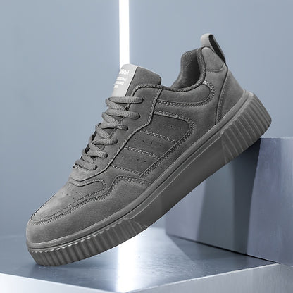 WANWEISI Men's Low-Top Sneakers Compatible for & Gym - Upper, Cushioned MD Sole & Insole, Breathable Round-Toe Sports for, Casual Wear - - (/Solid Colors) - ayq