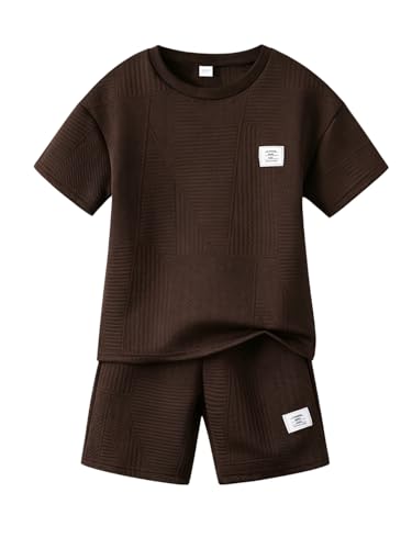 Boys Summer Short Sleeve Top & Shorts Set Ages 6-12
