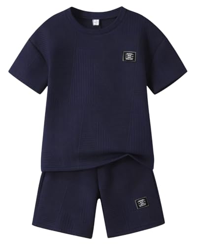 Boys Summer Short Sleeve Top & Shorts Set Ages 6-12