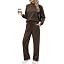Ekouaer Women's Mock Neck Lounge Set with Wide Leg Pants