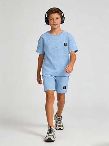 Boys Summer Short Sleeve Top & Shorts Set Ages 6-12