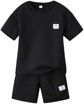 Boys Summer Short Sleeve Top & Shorts Set Ages 6-12