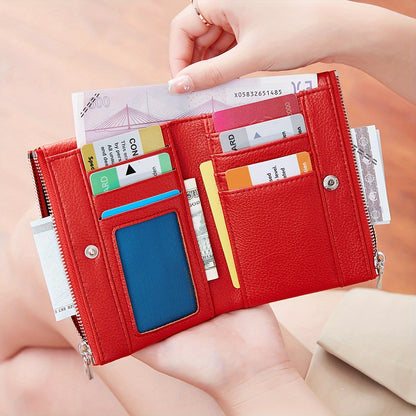 MIYIN Women's Wallet - Large Capacity Double Zipper Credit Card Holder with Coin Pocket, Lightweight Handbag for ID, Cash & Keys, Minimalist for daily Commute & Travel, Easy-Care Design for busy Ladies