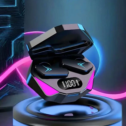 NEW X15 Earphones Bluetooth Wireless Gamer Headphones 65ms Low Latency Earbuds Fone Gamer Headset Gamer with Mic Handfree