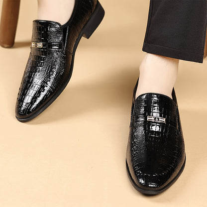 Men's Oxford Dress Shoes - Breathable Low-Top Business & Casual