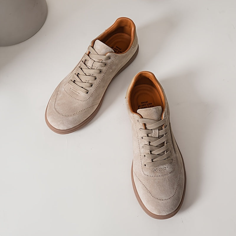 Men's Vintage-Style Casual Board Shoes with Rubber Sole