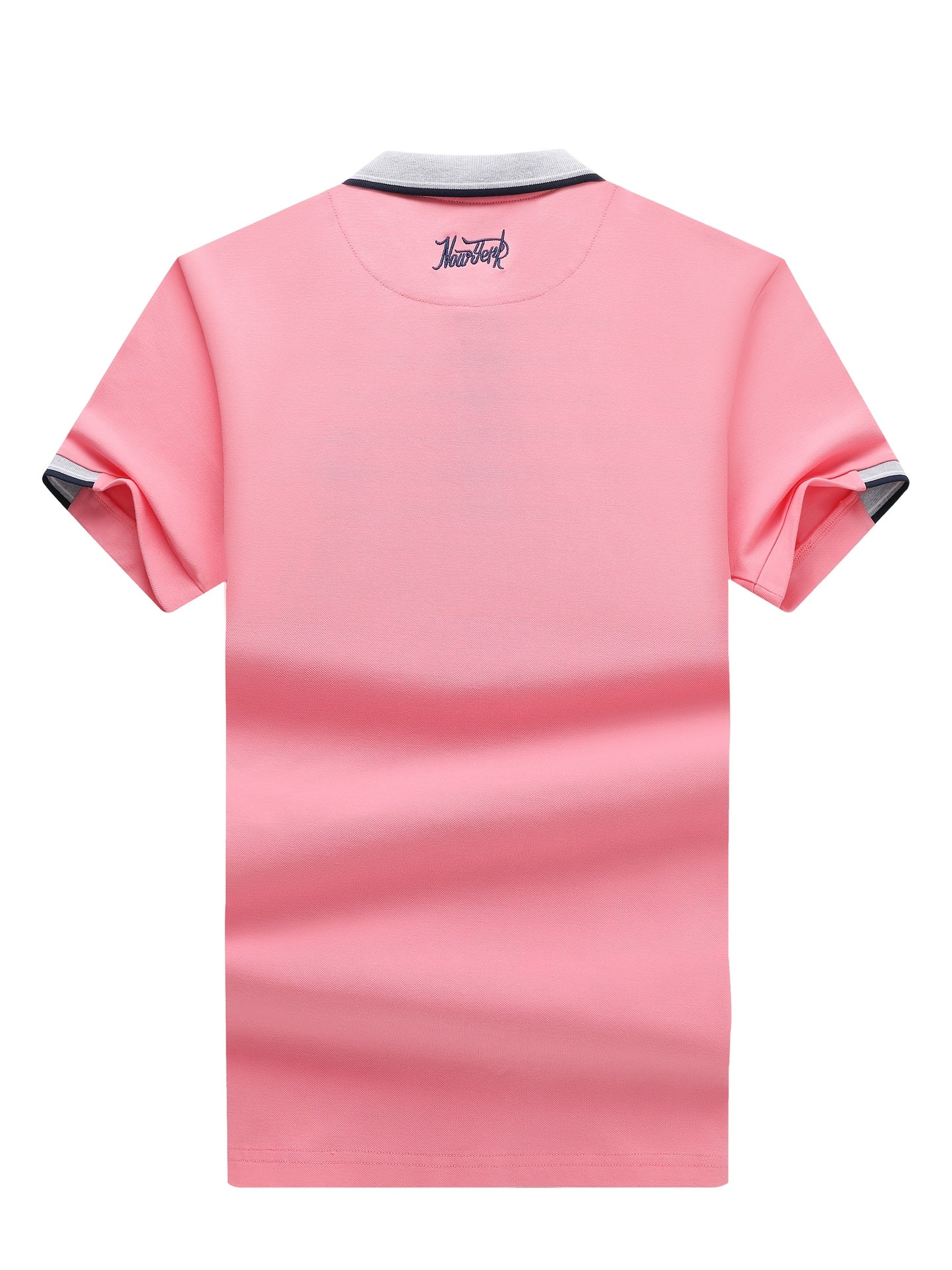 Men'S Short-Sleeve Polo Shirt. Made of 95% And 5% Spandex, This Lightweight Business Casual Collared Shirt Is Breathable And Comfortable - ayq