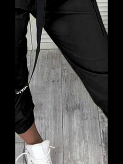 Directional HZ2386 Women's Fashion Casual Cargo Zip-Up Two-Piece Set