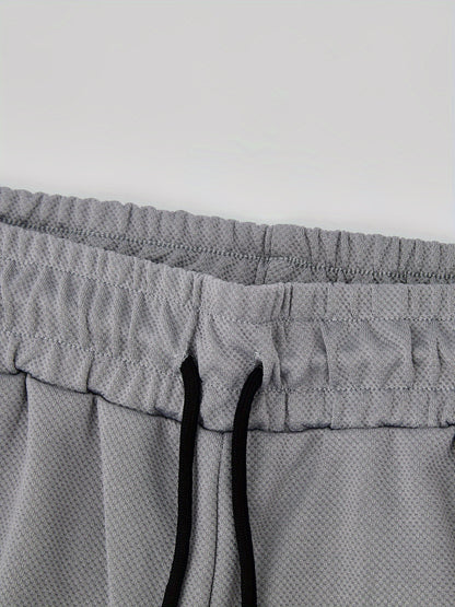 Men's Casual Two-Piece Set - Stretch Comfort Fabric - Suitable for Spring/Autumn Seasons - ayq