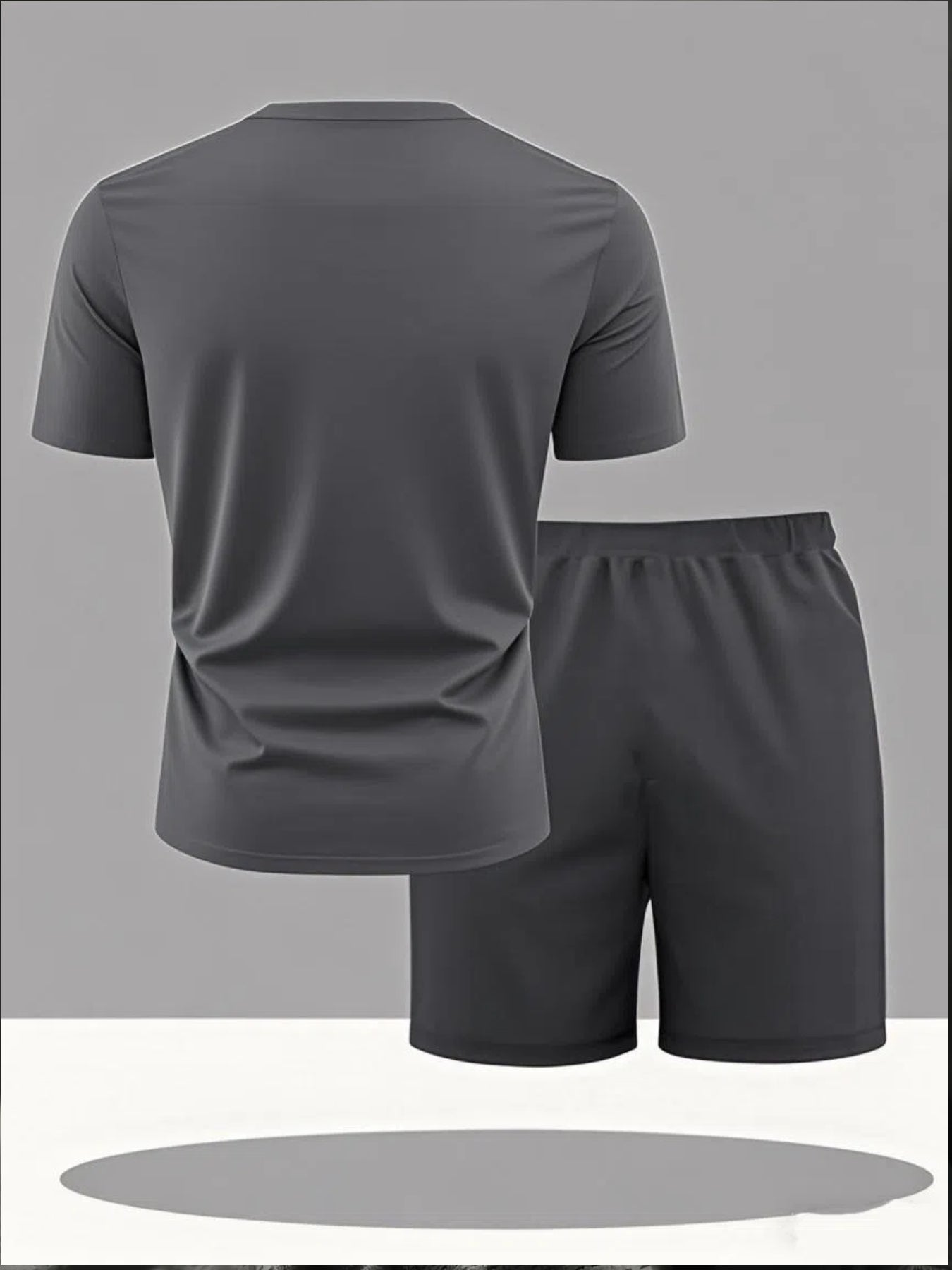 Men's Summer Casual Sportswear Set - Short Sleeve T-Shirt & Shorts