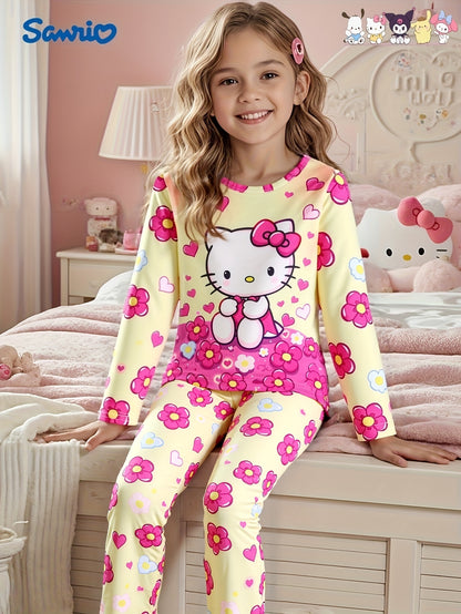 Children's Flame Resistant Sanrio Hello Kitty Pajama Set