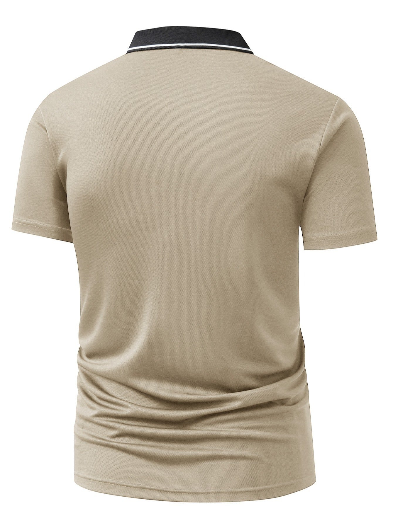 S8 Men'S Quick-Dry Polo Shirt | 4518 Stylish BQSS Design, Airy And Comfortable for Workouts, Casual Wear, And Trendy Lightweight And Sturdy Top with Short Sleeves And Button Features - ayq