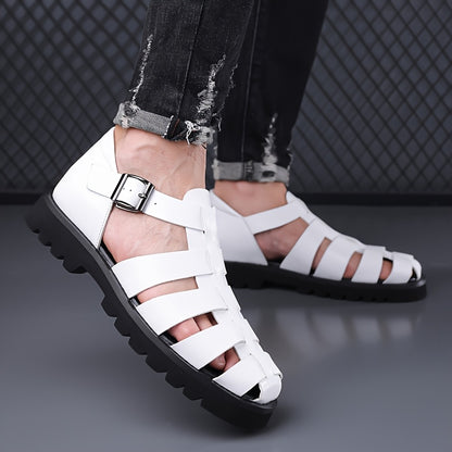 Men's Lightweight Breathable Summer Sandals with Thick Sole
