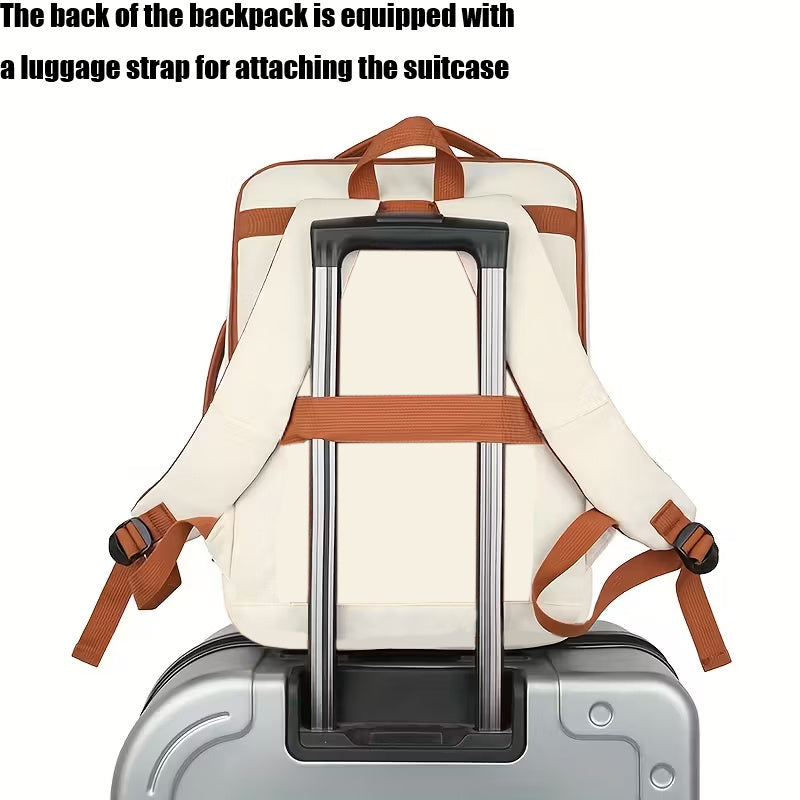 Laptop Backpack - a New Style Suitable for Spring And Summer, Ideal for Gifts, Featuring Multiple Pockets, Perfect for Commuting And Travel, Making It The Best Choice for Presents. [Zipper Direction Is Random]