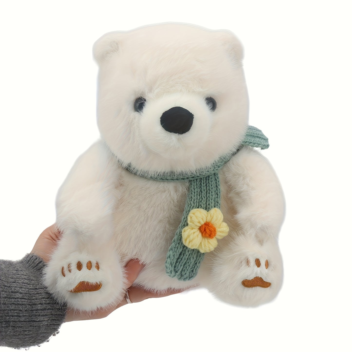 25Cm/9.84In Polar Bear And Kawaii Panda Plush Toys - Ultra Soft Stuffed Animals, Ideal Cuddly Gifts for Boys And Girls for Birthdays, Parties, Holidays, And Home Decoration
