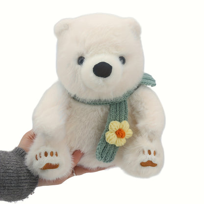 25Cm/9.84In Polar Bear And Kawaii Panda Plush Toys - Ultra Soft Stuffed Animals, Ideal Cuddly Gifts for Boys And Girls for Birthdays, Parties, Holidays, And Home Decoration