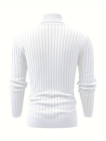 New Fashion Men'S Pullover with Color-Blocked Knitted Long Sleeves from Tie Mu Zhen OBM.
