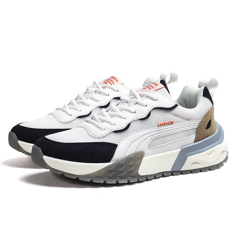 Men's Casual Sports Sneakers with Lightweight PU Sole