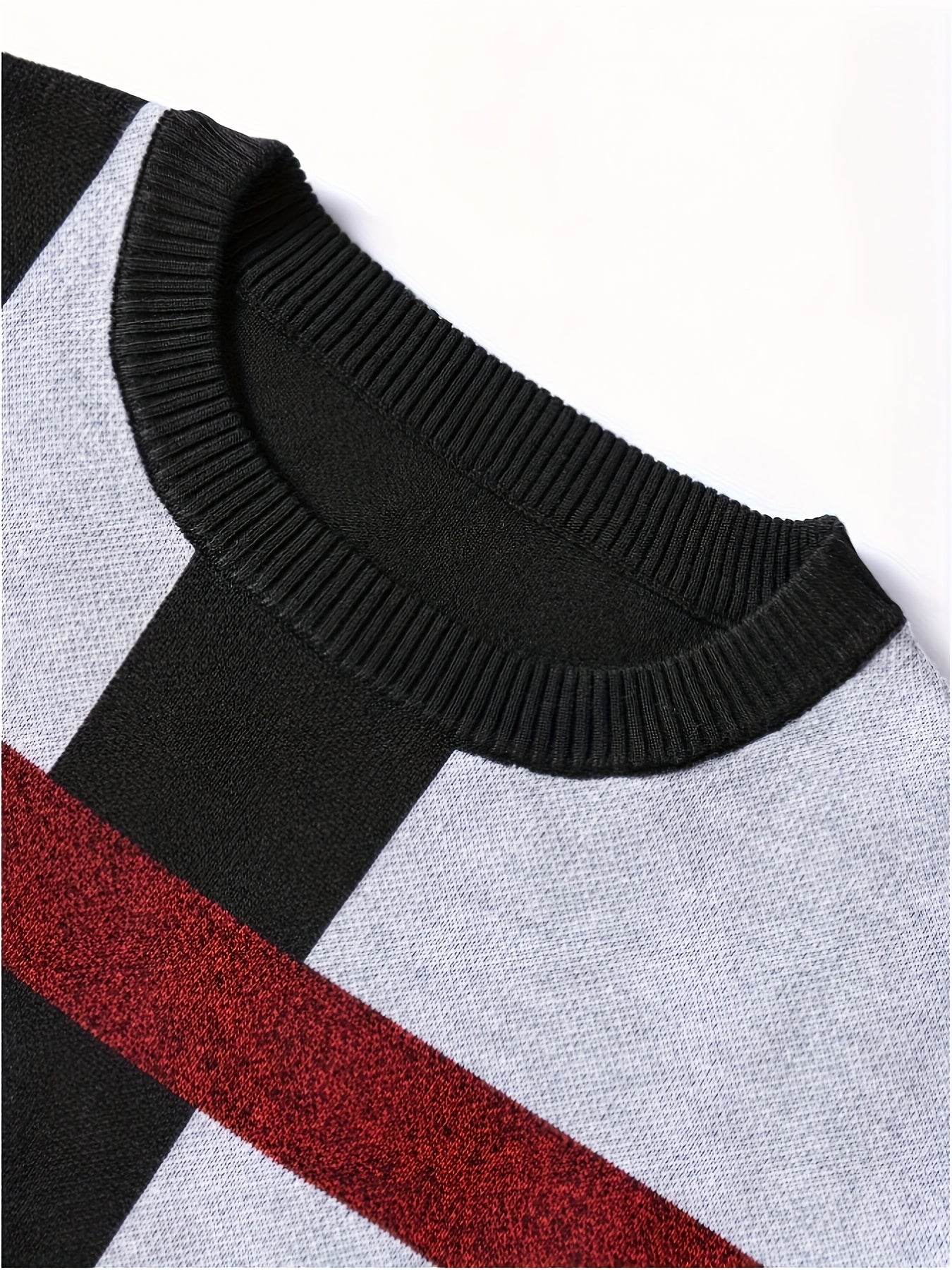 New Cross-Border Autumn And Winter Men'S Stylish Jacquard Sweater, Casual Pullover