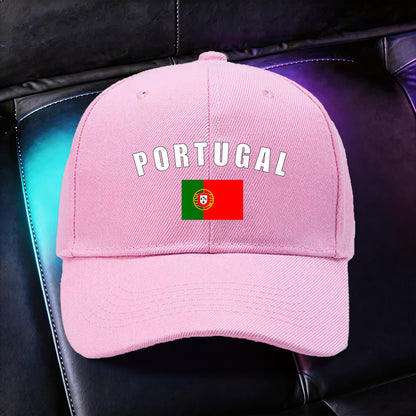 Adjustable Lightweight Baseball Cap with Portuguese Print