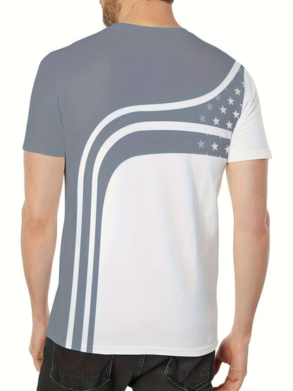 Men's Fashion Casual Round Neck T-shirt