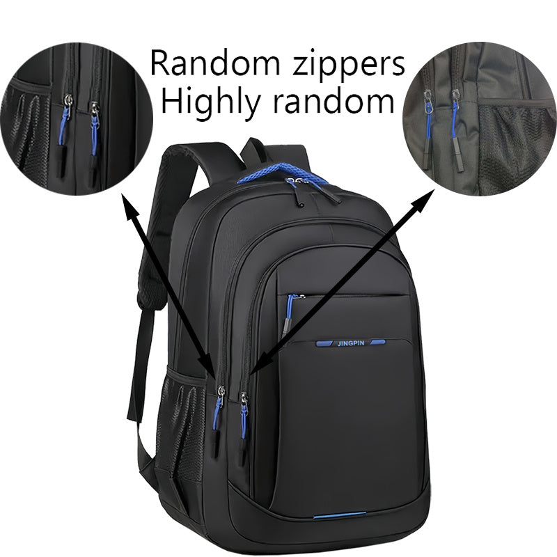 Leisure Backpack - Spring/Summer Universal, Autumn/Winter Simple Backpack, Thoughtful Gift Recommendation, Comfortable Carrying, Lightweight and Effortless, Suitable for Commuting and Various Life Scenarios [Zipper Direction