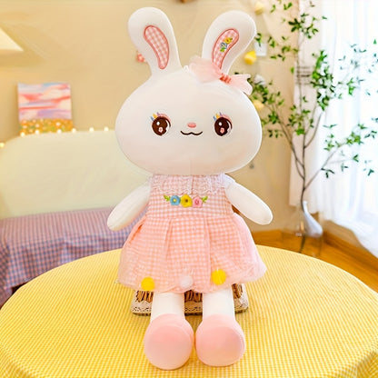 A 45 Cm (17.7 Inches) Plush Toy of a Cute Little White Rabbit