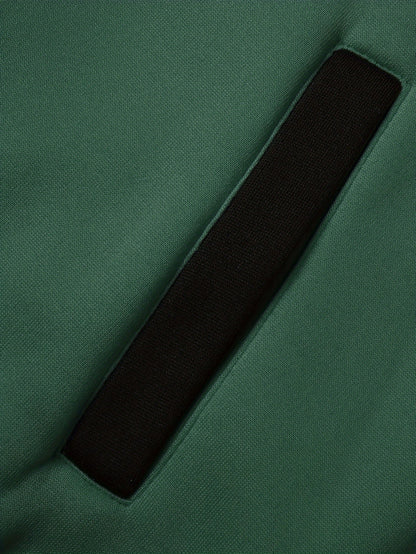 Men's Letter Print Contrast Color Baseball Jacket