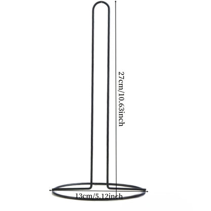 Free Standing Paper Towel Holder, 1pc Countertop Stand - Durable Multi-functional Roll Paper Organizer for Kitchen, Bathroom & Living Room, Kitchen Storage Shelf, Home Storage Supplies!