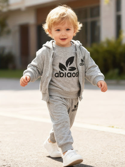 Toddler Boys 3-Piece Fall/Winter Pullover Set with Vest