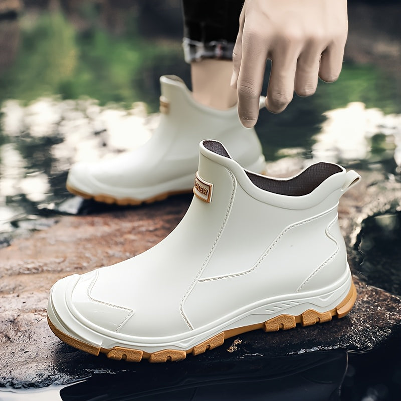 Unisex Waterproof Slip-On Shoes with Durable Non-Slip Sole