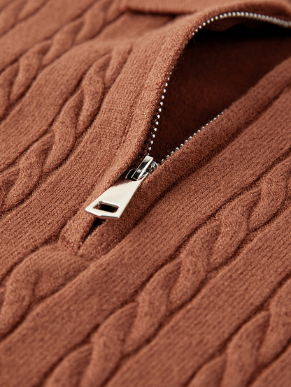 Men's Twisted Flower Knitted Shirt Short Sleeve Ribbed Knitted Shirt Spring and Autumn Lightweight Casual Texture Golf Shirt Collar Sweater Business Commuter Collar Bottom Shirt Top - ayq