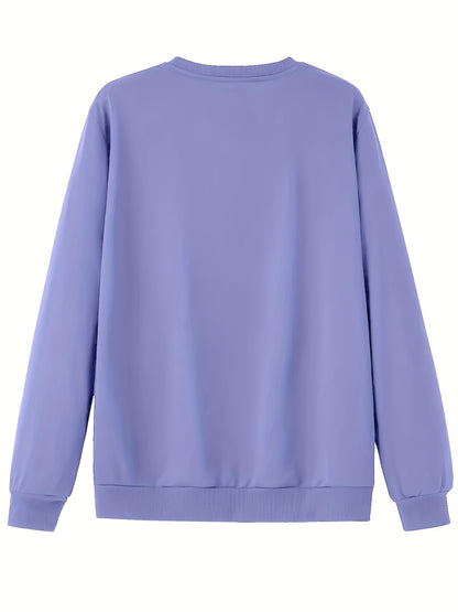 Men'S Happy New Year Sweatshirt - Light Grey with Orange Lettering - Regular Fit Crewneck Pullover for New Year'S Eve, NYE Parties & Casual Attire - Non-Permanent Celebration Sweater for Everyday & Special Occasions, New Year