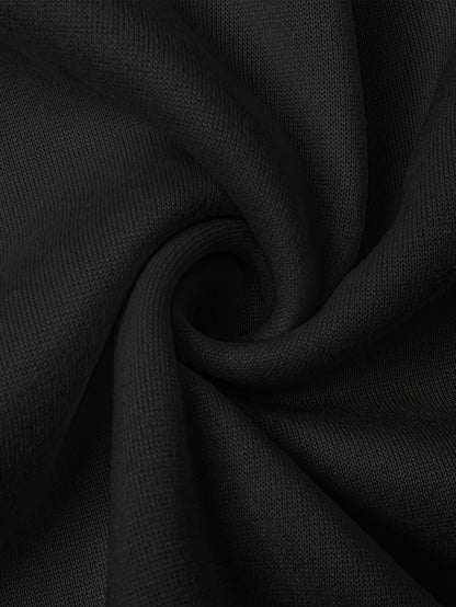 Men's Letter Print Contrast Color Baseball Jacket