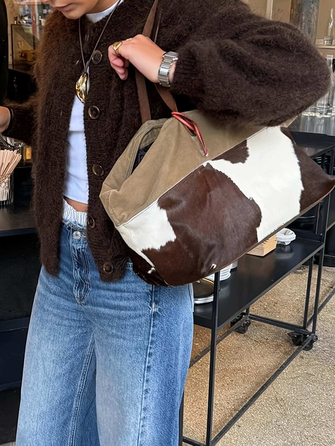 Women'S Vintage Sweater Coat - Soft Long Sleeve Cardigan with Button Front, Chic Office to Party Outerwear, Elegant Casual Outfits, Machine Washable Fall Winter Spring Jacket for Everyday &, Cute Sweaters