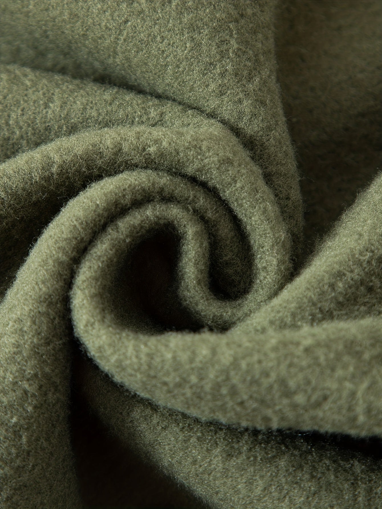 Boys' Cozy Fleece-Lined Hoodie & Sweatpants Set - Olive Green Casual Winter Outfit with Pockets, Thick Warmth for Fall & Winter, Regular Fit, Casual Attire, for Outdoor