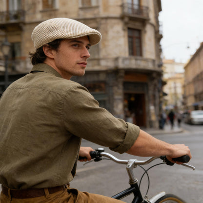 Men's Lightweight Breathable Mesh Beret Cap - Casual Summer Hat