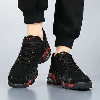 Men's Non-Slip Low-Top Sneakers with Cushioned Round Toe