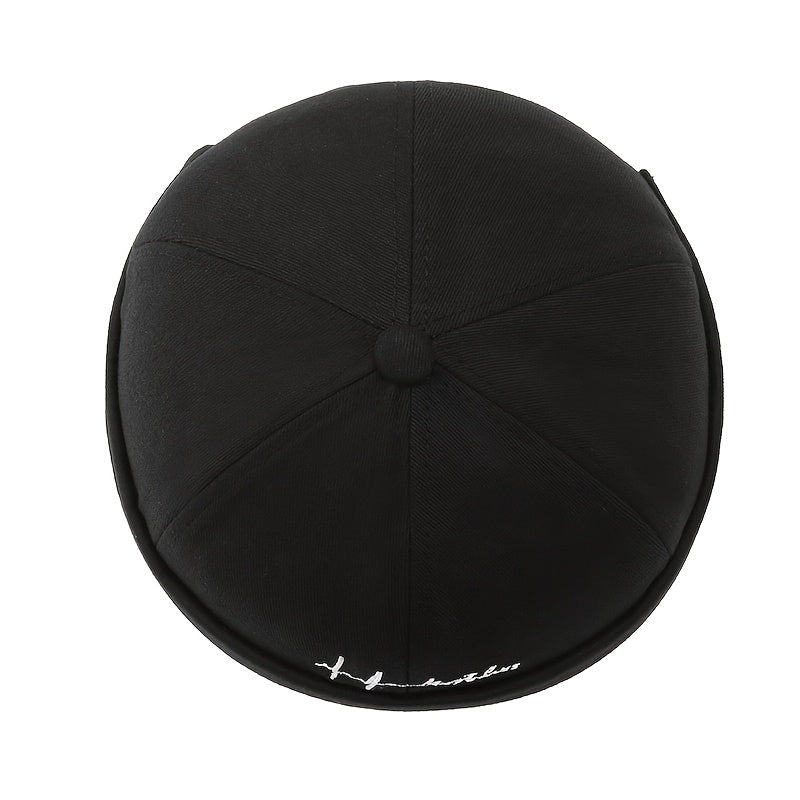 Lightweight Black Korean Style Bucket Hat with Adjustable Buckle