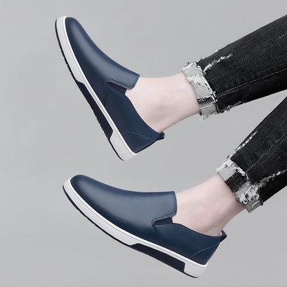 Men's Leather Slip-On Dress Shoes for Business & Formal Wear