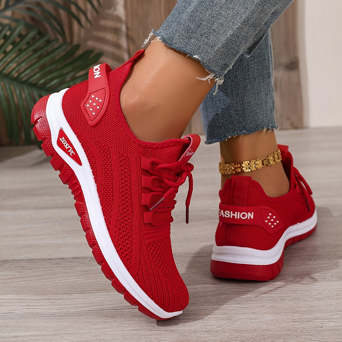 ZOSIVC Cheap Women's Shoes, Slip-on Sneakers for Women, White and Black Comfortable Summer Casual Beach, Vacation, Camping & Casual Attire Shoes | Mesh Upper Ladies' Sneakers - Gifts