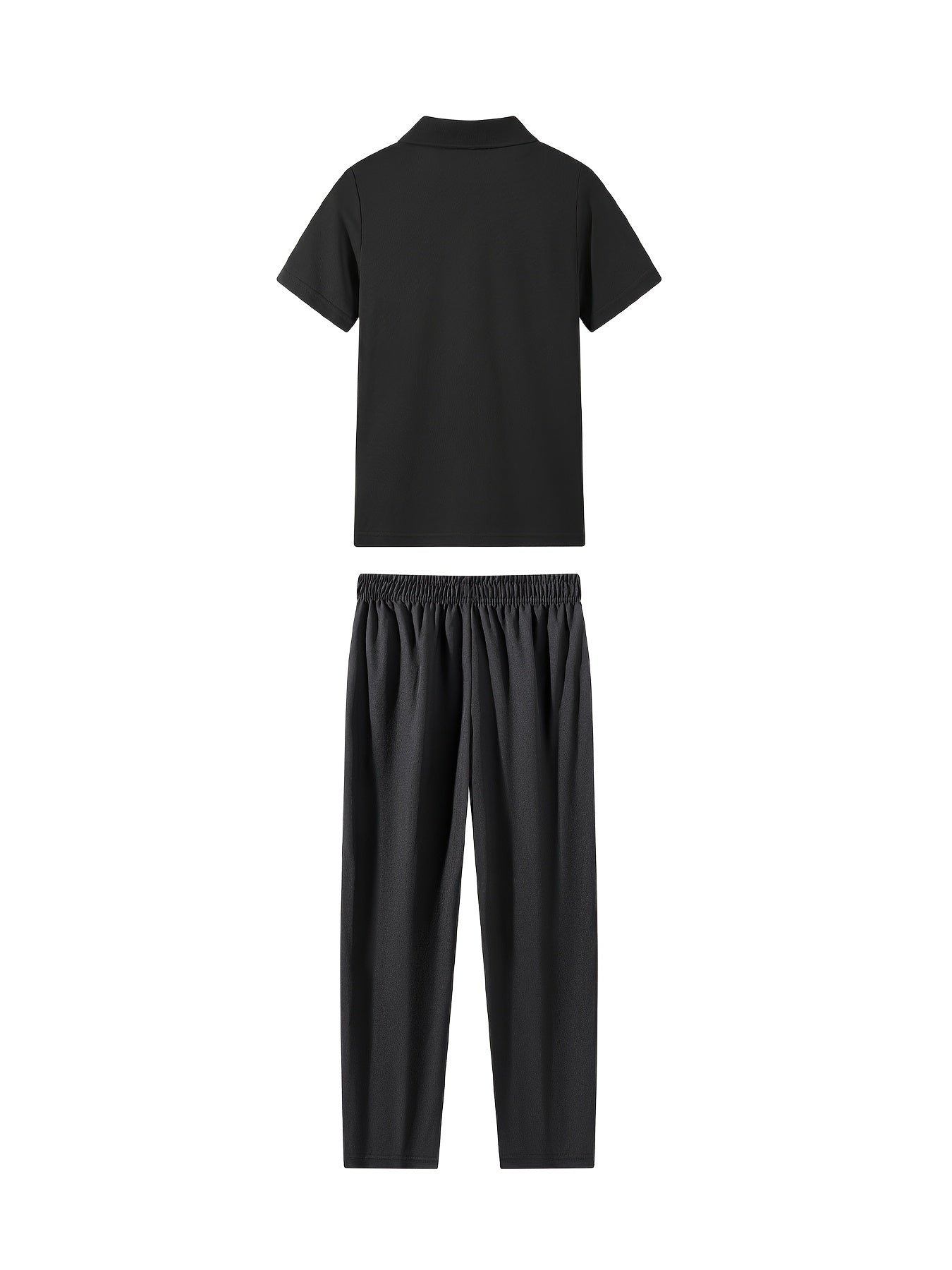 Boys' Spring/Summer Polo Shirt & Stretch Trousers Set