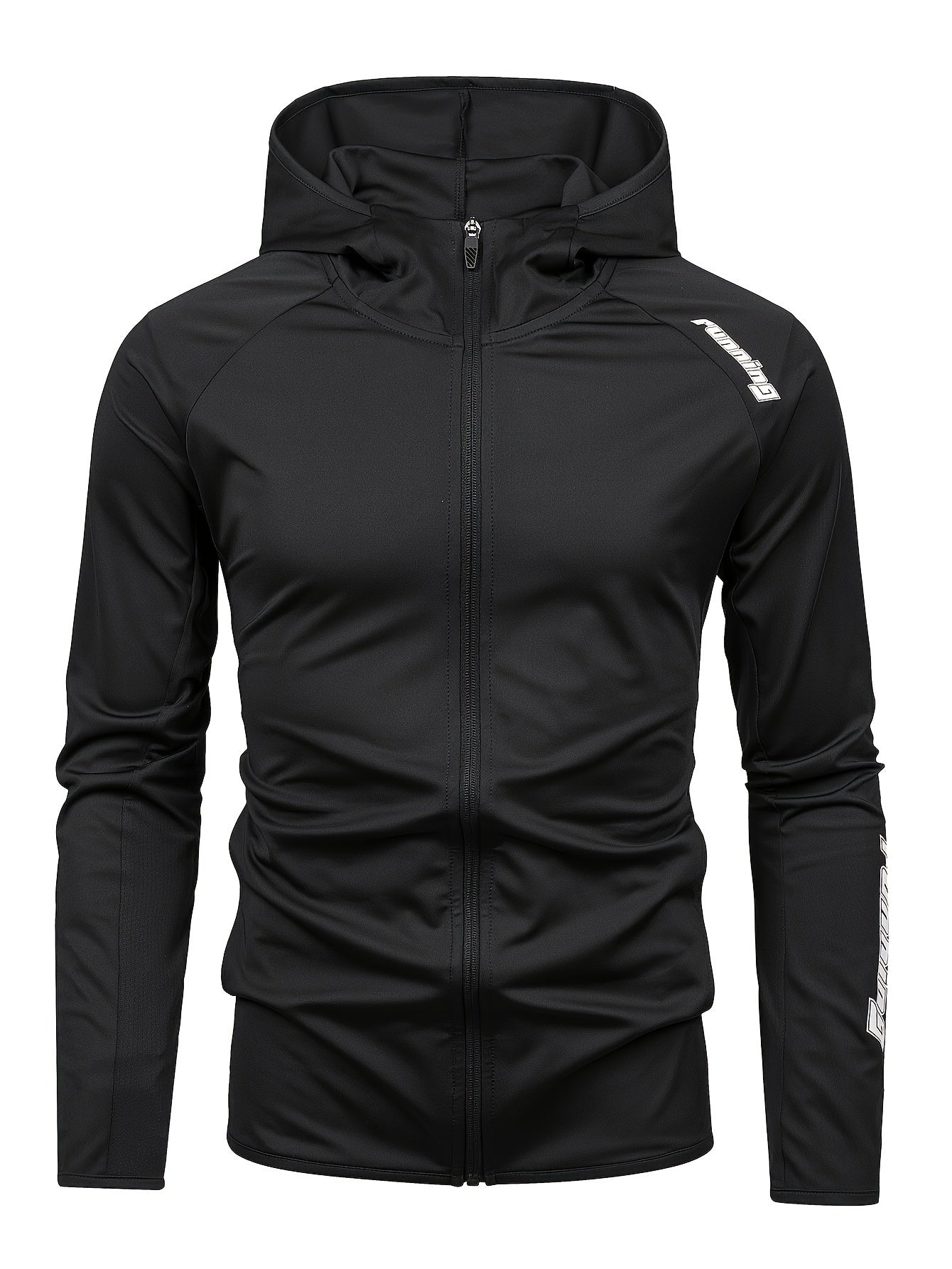 Men's Casual Hooded Sport Jacket for Spring and Fall