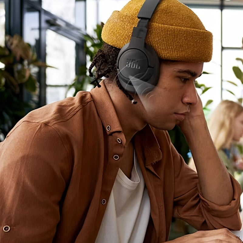 JBL TUNE770NC Wireless Noise Canceling Headphones, Active Noise Cancellation Gaming and Computer Headset for General Use, Sports, Running, Outdoor, Study, High-Quality Earphones with Built-in Microphone