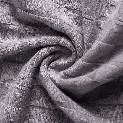 Men'S Long-Sleeve T-Shirt with a Half-High Collar, Casual Jacquard Base Layer for Outerwear, Stylish And High-Quality Top for Autumn And Winter