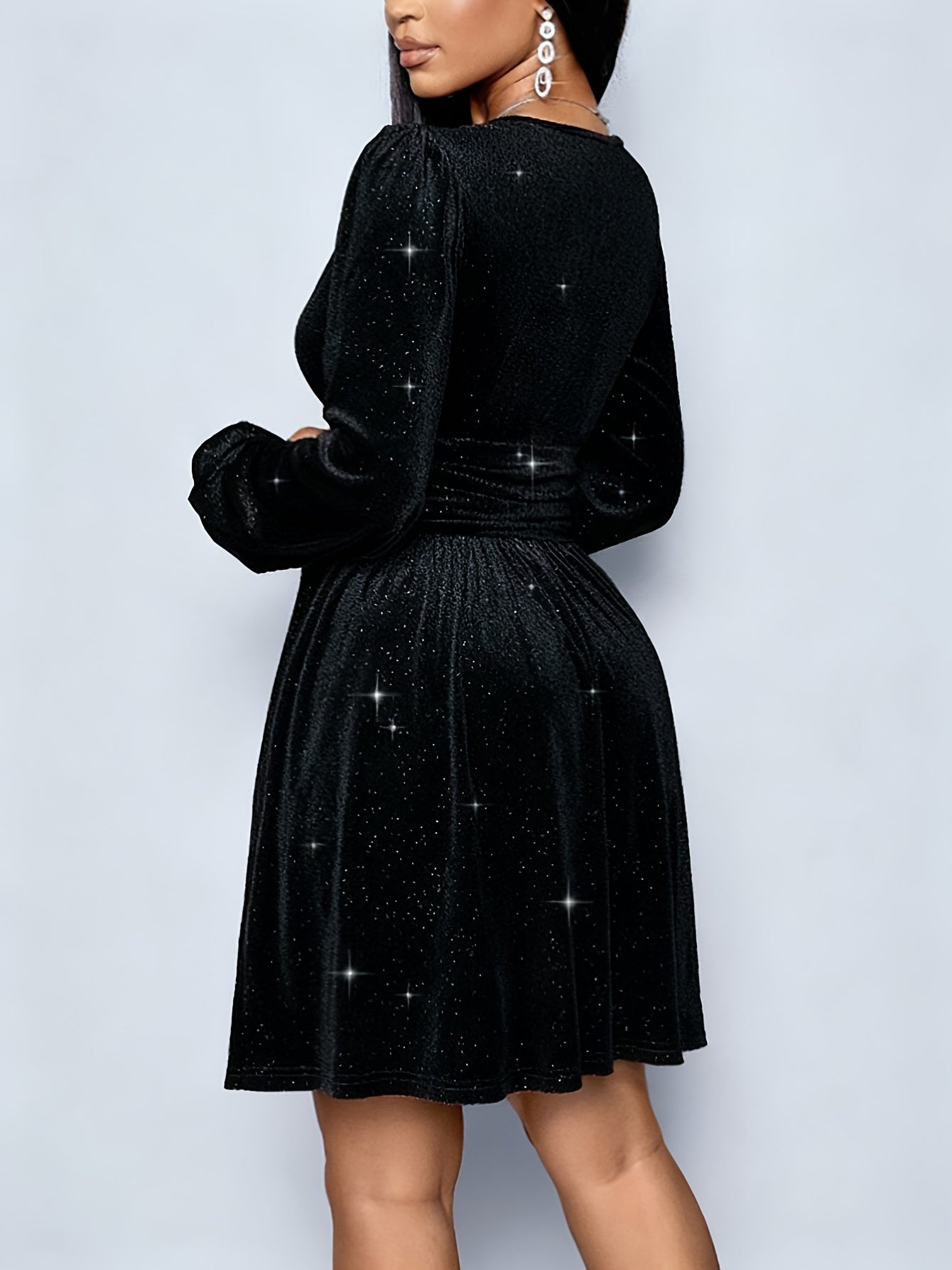 Elegant Sexy Birthday Party Dance Music Festival Valentine'S Day Wine Red V-Neck Waist Short Velvet Loose Pink High-End Burgundy Women'S Mini Dress -/Birthday Gown Club Business Casual Spring Dress/Formal Women'S Dress Evenin