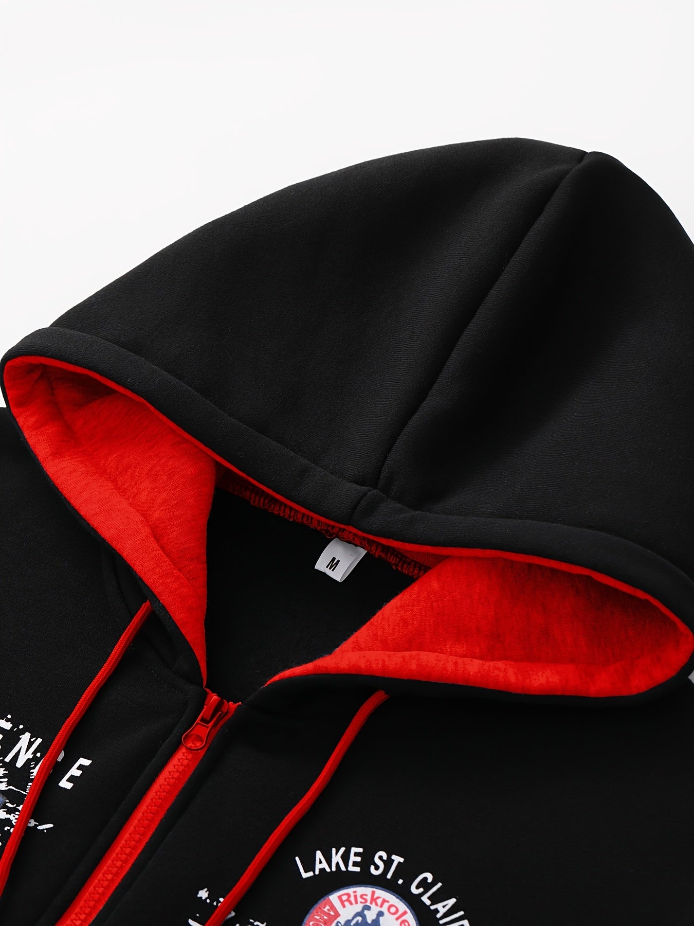 Men's Hooded Letter Print Tracksuit, 2pcs Casual Sports Set, Fashion Hoodie With Full-zip And Elastic-waist Pants, Regular Fit, Outdoor Cloth