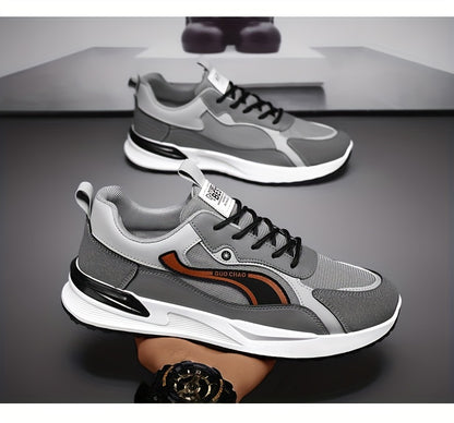 Men's Sneakers Running Shoes, Sporty Trendy Skate Shoes, Versatile Casual Loafers, Sailing Shoes, Flat Sole Skate Shoes, Green and Blue, for Spring, Autumn, Summer, All Seasons, Streetwear, Outdoor, Daily Wear, Hiking, Color- - ayq