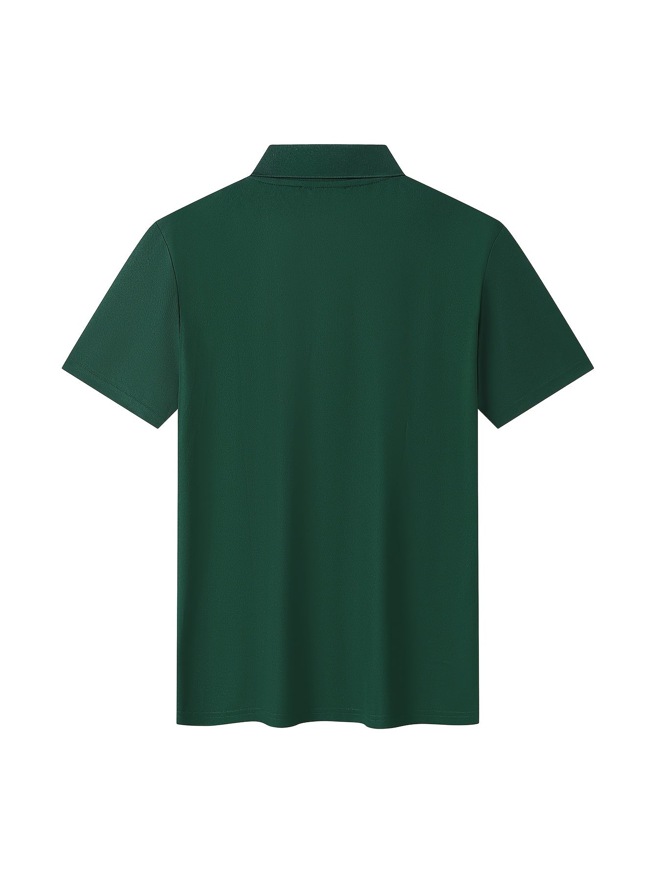 Men's Classic Solid Color Polo Shirt - Summer Casual Slim Fit